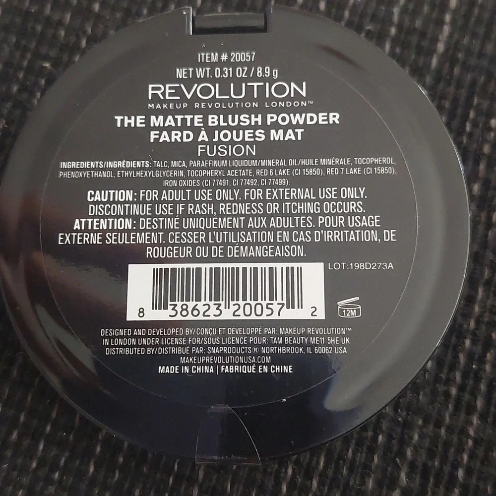 New‎ makeup revolution matte blush Fusion